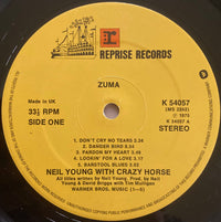 Neil Young With Crazy Horse : Zuma (LP, Album, RE, 2nd)