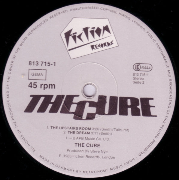The Cure : The Upstairs Room / The Dream / The Walk / Lament (12", Maxi, RE)