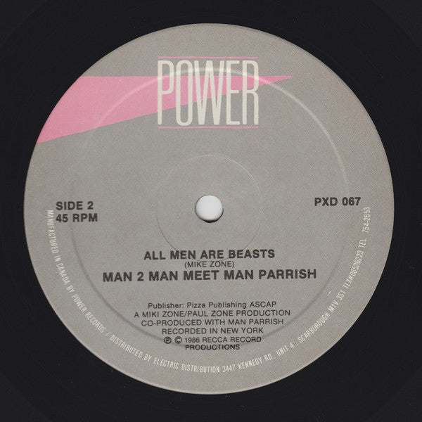 Man 2 Man Meet Man Parrish : Male Stripper (12")