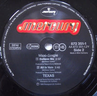 Texas : I Don't Want A Lover (Full Version) (12", Maxi)