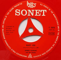 Ronnie Hawkins : Mary Lou / My Gal Is Red Hot (7", Red)