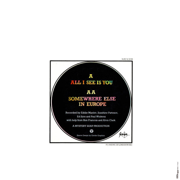 Eddie & Sunshine : Somewhere Else In Europe / All I See Is You (12", Single)