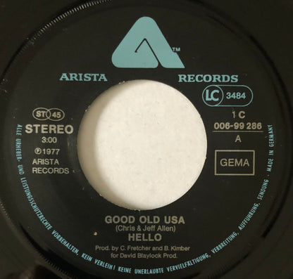 Hello : Good Old USA (7", Single)