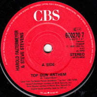 Harold Faltermeyer and Steve Stevens : Top Gun Anthem (7", Single)