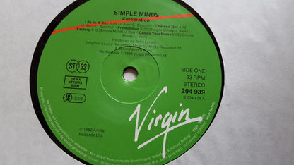 Simple Minds : Celebration (LP, Comp)