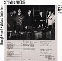 Christoph Spendel & Wolfgang Schlüter Group : September Memories (LP, Album)