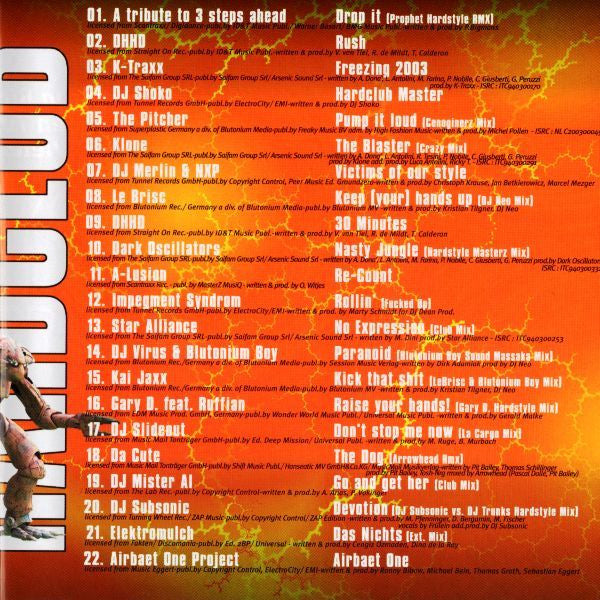 Various : Hardclub Vol. 2 (2xCD, Comp, Mixed)