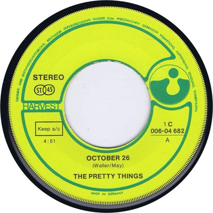 The Pretty Things : October 26 (7", Single)