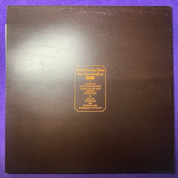 Crosby, Stills, Nash & Young : Déjà Vu (LP, Album, RE, Tex)