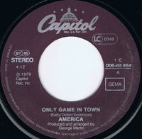 America (2) : Only Game In Town (7", Single)