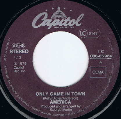 America (2) : Only Game In Town (7", Single)