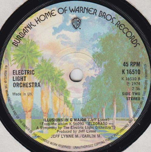 Electric Light Orchestra : Can't Get It Out Of My Head (7", Single, Sol)
