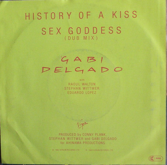 Gabi Delgado : History Of A Kiss (7", Single)