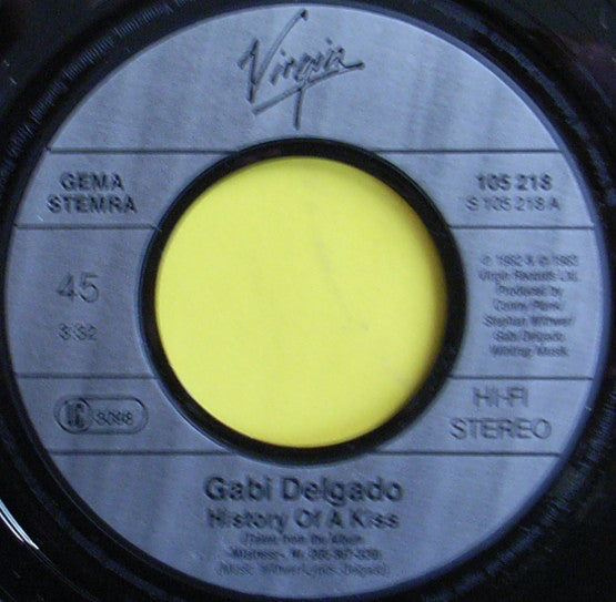 Gabi Delgado : History Of A Kiss (7", Single)