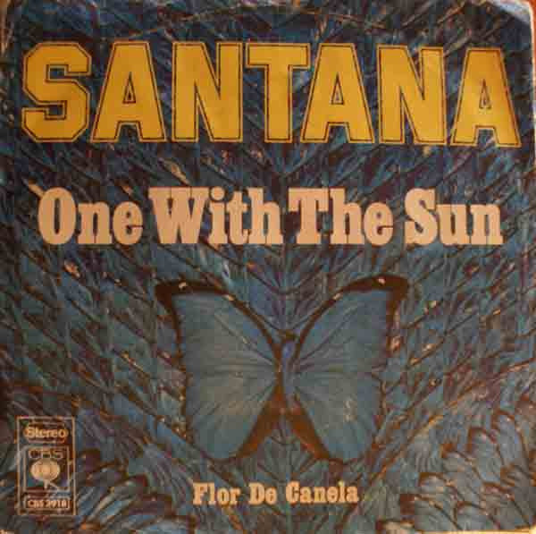 Santana : One With The Sun (7", Single)