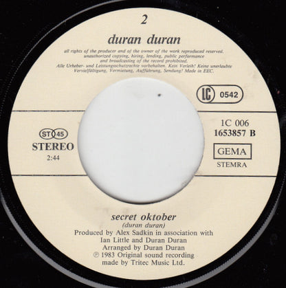 Duran Duran : Union Of The Snake (7", Single)