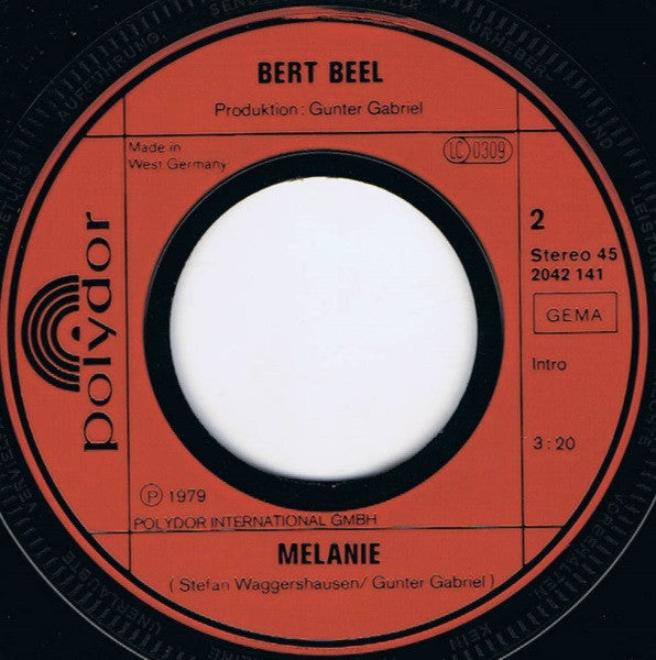 Bert Beel : Der Himmel Ist 'ne Sünde Wert (7", Single)