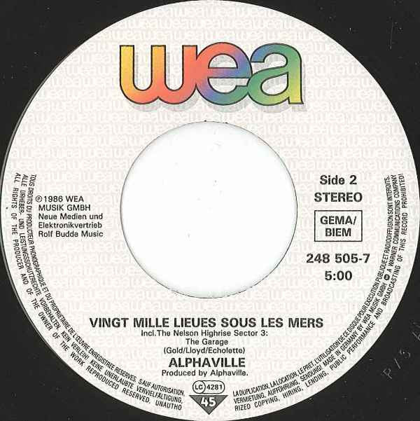 Alphaville : Jerusalem (7", Single)