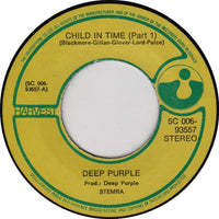 Deep Purple : Child In Time (7", Single, Pur)