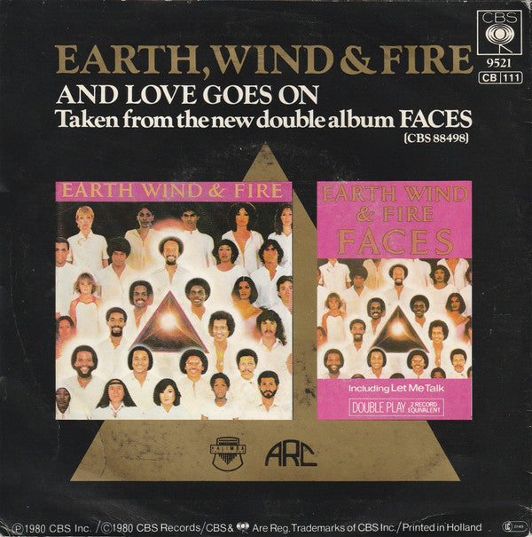 Earth, Wind & Fire : And Love Goes On (7", Single)