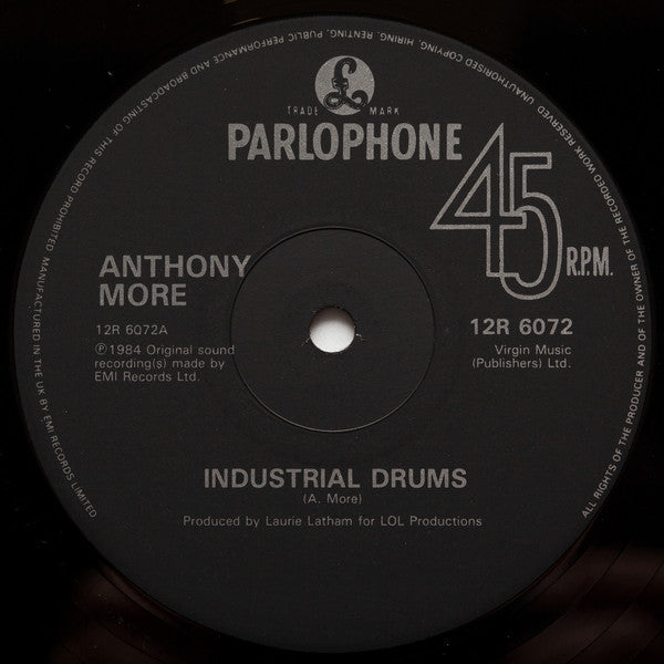 Anthony More* : Industrial Drums (12")