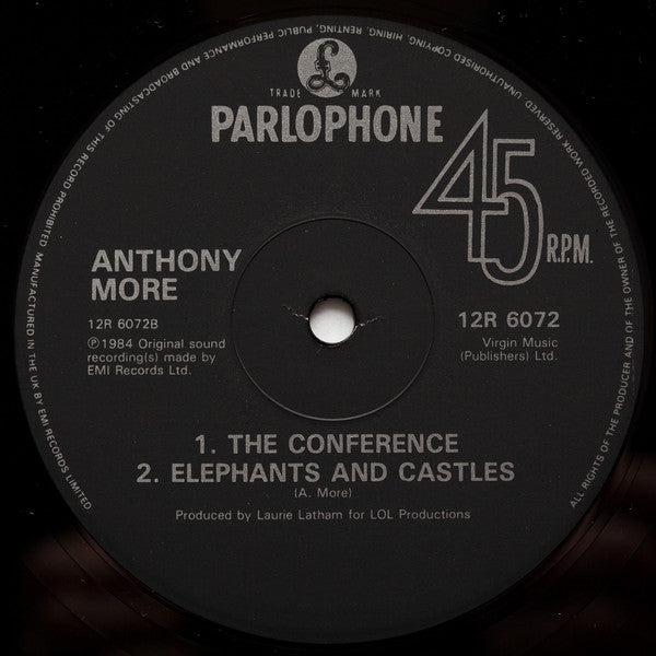 Anthony More* : Industrial Drums (12")