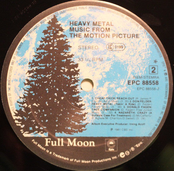 Various : Heavy Metal - Music From The Motion Picture (2xLP, Comp, Gat)