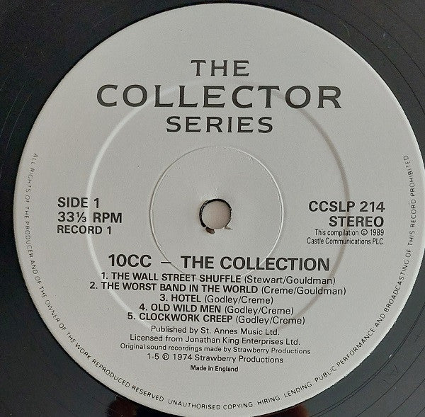 10cc : The Collection (2xLP, Comp)