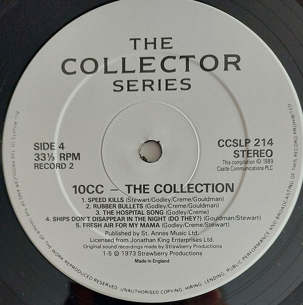 10cc : The Collection (2xLP, Comp)