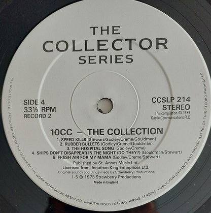10cc : The Collection (2xLP, Comp)