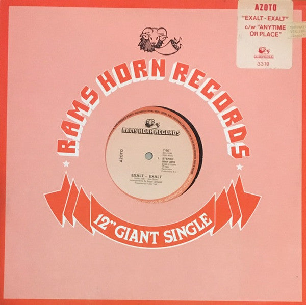 Azoto : Exalt - Exalt / Anytime Or Place (12")