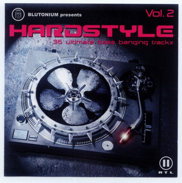Various : Blutonium Presents Hardstyle Vol. 2 (2xCD, Mixed)
