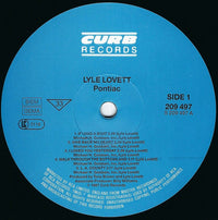 Lyle Lovett : Pontiac (LP, Album)