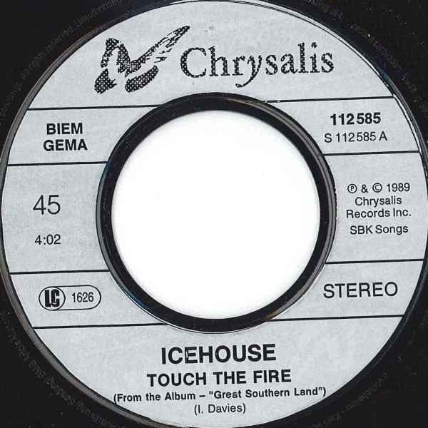 Icehouse : Touch The Fire (7", Single)