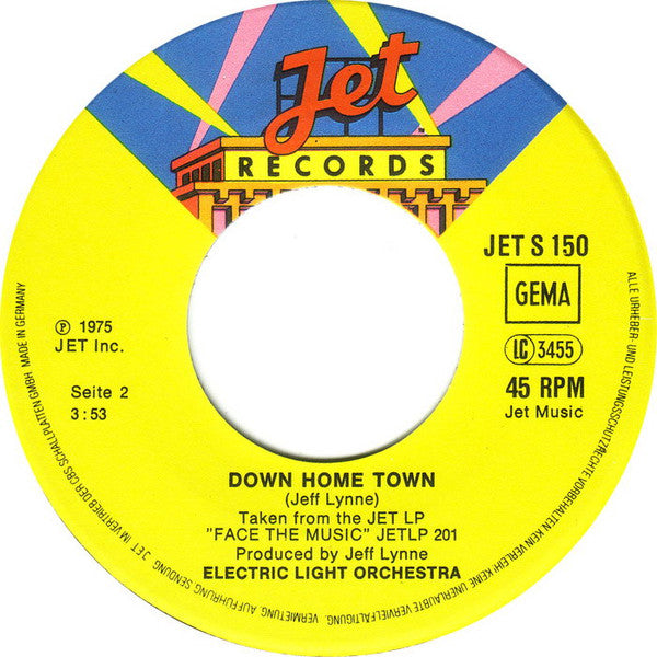 The Electric Light Orchestra* : The Diary Of Horace Wimp (7", Single)