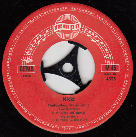 Nicki (8) : Nicki (7", EP, Mono)