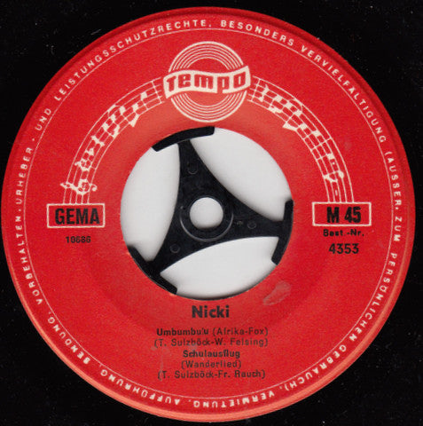 Nicki (8) : Nicki (7", EP, Mono)