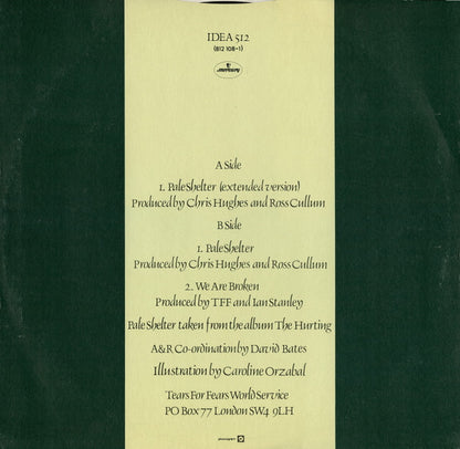 Tears For Fears : Pale Shelter (12")