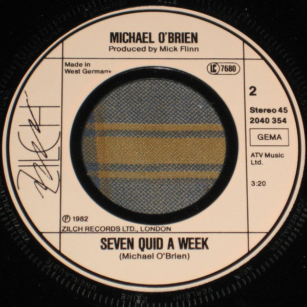 Michael O'Brien : Action Man (7", Single)