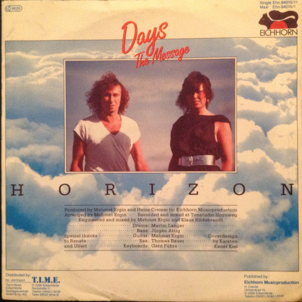 Horizon (24) : Days (7", Single)