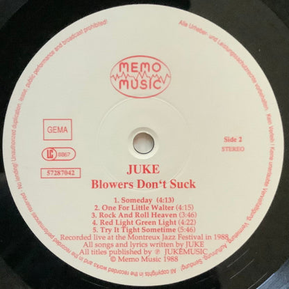 Juke : Blowers Don't Suck (LP, Album)