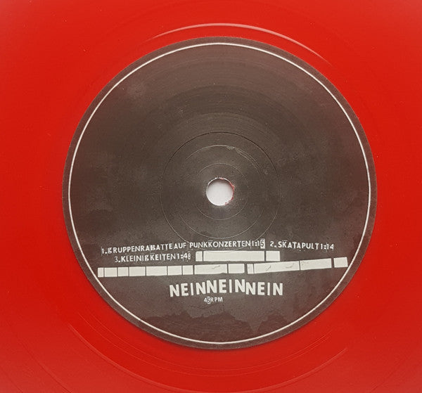 Nein Nein Nein : Endstation Bullshit (7", EP, Red)