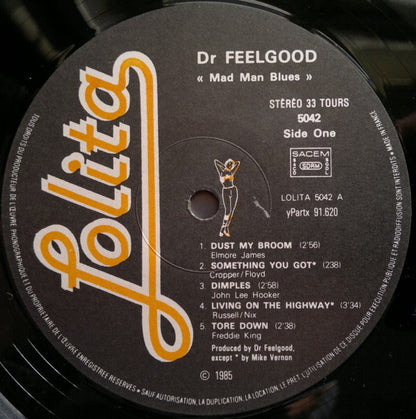 Dr. Feelgood : Mad Man Blues (LP, Album)