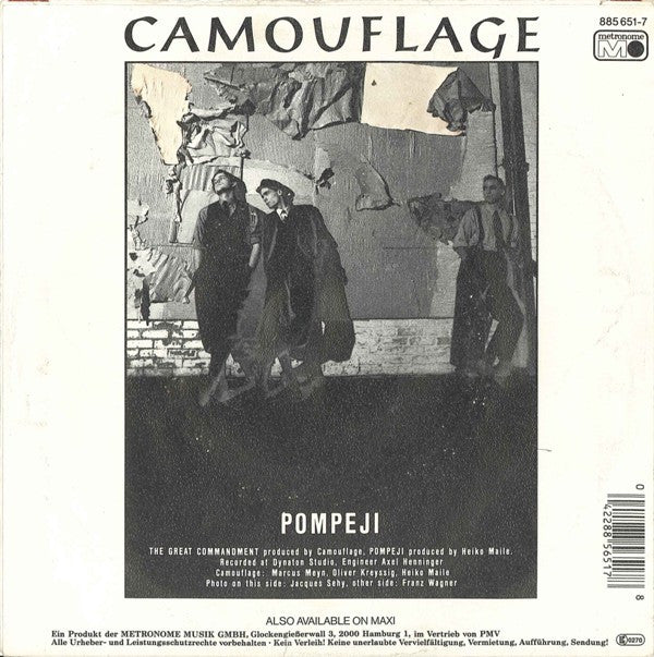 Camouflage : The Great Commandment (7", Single)