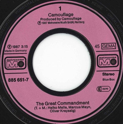 Camouflage : The Great Commandment (7", Single)