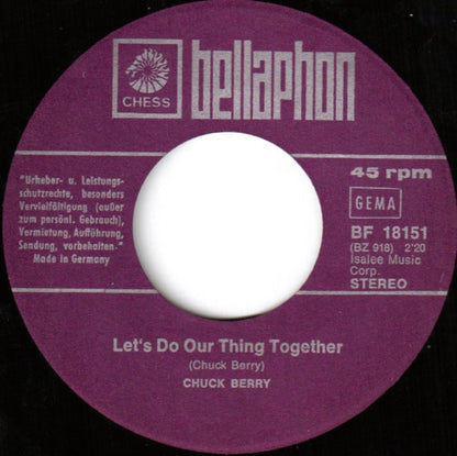 Chuck Berry : Reelin' And Rockin' (7", Single)