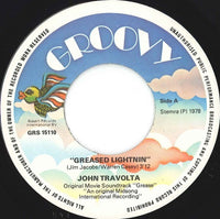 John Travolta : Greased Lightnin' (7", Single)