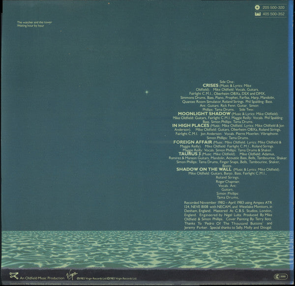 Mike Oldfield : Crises (LP, Album)