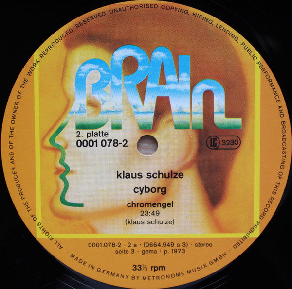 Klaus Schulze : Cyborg (2xLP, Album, RE, Gat)