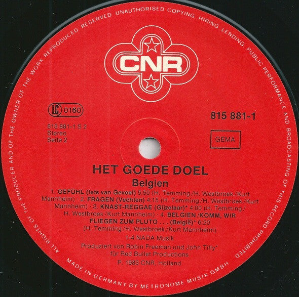 Het Goede Doel : Belgien (LP, Album)
